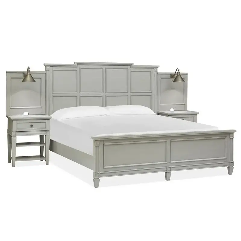 B5668-54h-54f-54r-05-05t Magnussen Home Furniture Glenbrook Bedroom Furniture Bed