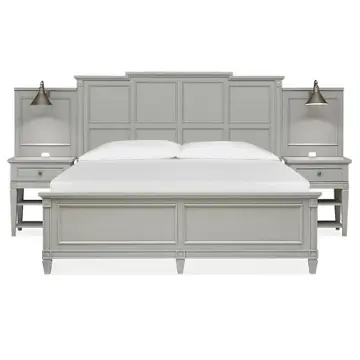 B5668-64h-64f-74r-05-05t Magnussen Home Furniture Glenbrook Bedroom Furniture Bed