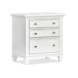 B5611-01wh Magnussen Home Furniture Charleston Bedroom Furniture Nightstand