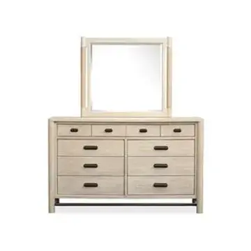 B5783-40 Magnussen Home Furniture Sunset Cove - Brown Bedroom Furniture Mirror