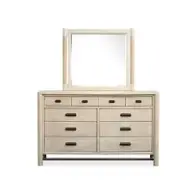 B5783-40 Magnussen Home Furniture Sunset Cove - Brown Bedroom Furniture Mirror