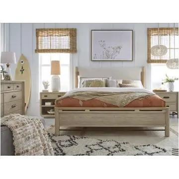B5783-65h Magnussen Home Furniture Sunset Cove - Brown Bedroom Furniture Bed
