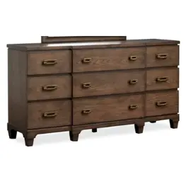 B5832-20 Magnussen Home Furniture Sugar Mill - Brown Bedroom Furniture Dresser