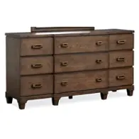 B5832-20 Magnussen Home Furniture Sugar Mill - Brown Bedroom Furniture Dresser