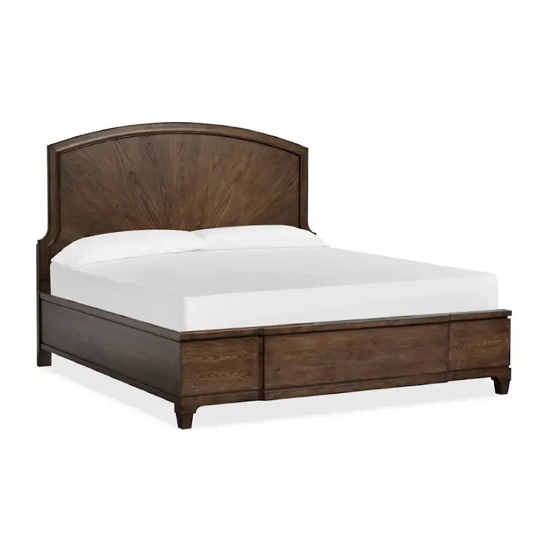 B5832-54h Magnussen Home Furniture Sugar Mill - Brown Bedroom Furniture Bed