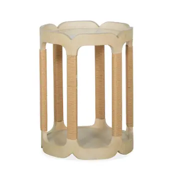 T5783-35 Magnussen Home Furniture Sunset Cove - Brown Living Room Furniture End Table