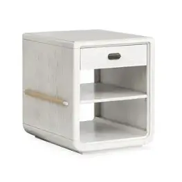 T5879-10 Magnussen Home Furniture Sunset Cove - White Living Room Furniture End Table