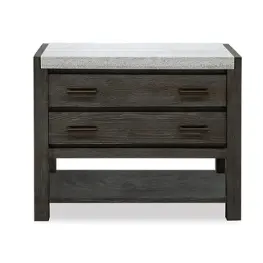 B5990-05 Magnussen Home Furniture Plum Creek - Black Bedroom Furniture Nightstand