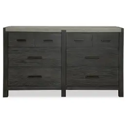 B5990-20 Magnussen Home Furniture Plum Creek - Black Bedroom Furniture Dresser