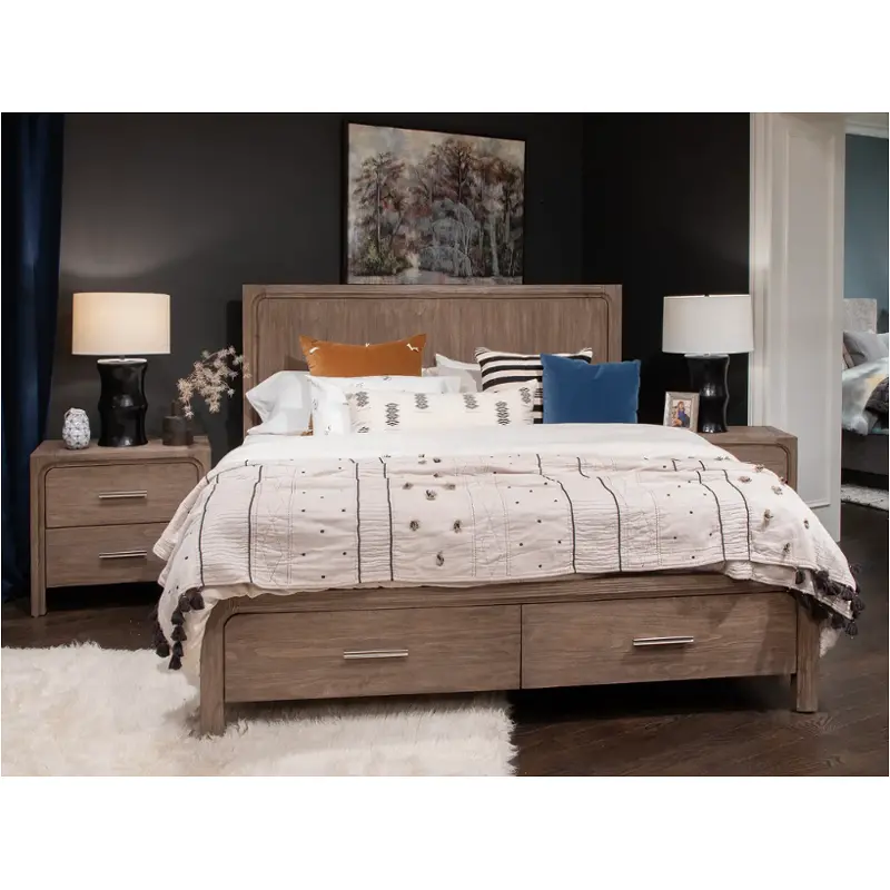 B5888-64h-54sf-54r Magnussen Home Furniture Westbourne Bedroom Furniture Bed