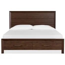 B5907-64h-64sf-54r Magnussen Home Furniture Llewellyn Bedroom Furniture Bed