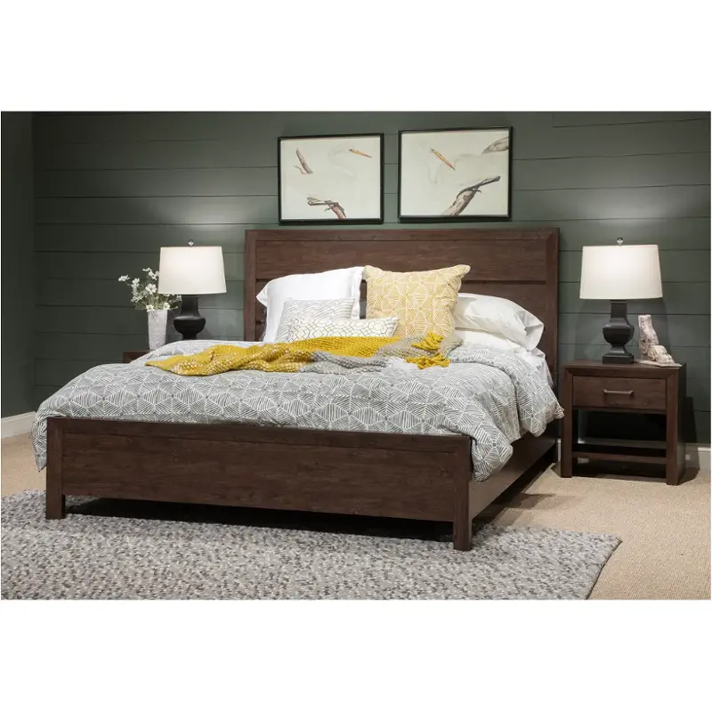 B5907-64h-64f-74r Magnussen Home Furniture Llewellyn Bedroom Furniture Bed
