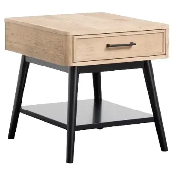 T5864-03 Magnussen Home Furniture Fletcher Living Room Furniture End Table