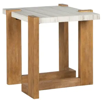 T5930-03 Magnussen Home Furniture Carrington Living Room Furniture End Table