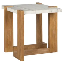 T5930-03 Magnussen Home Furniture Carrington Living Room Furniture End Table