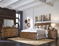 Bed / Dresser / Mirror / Nightstand