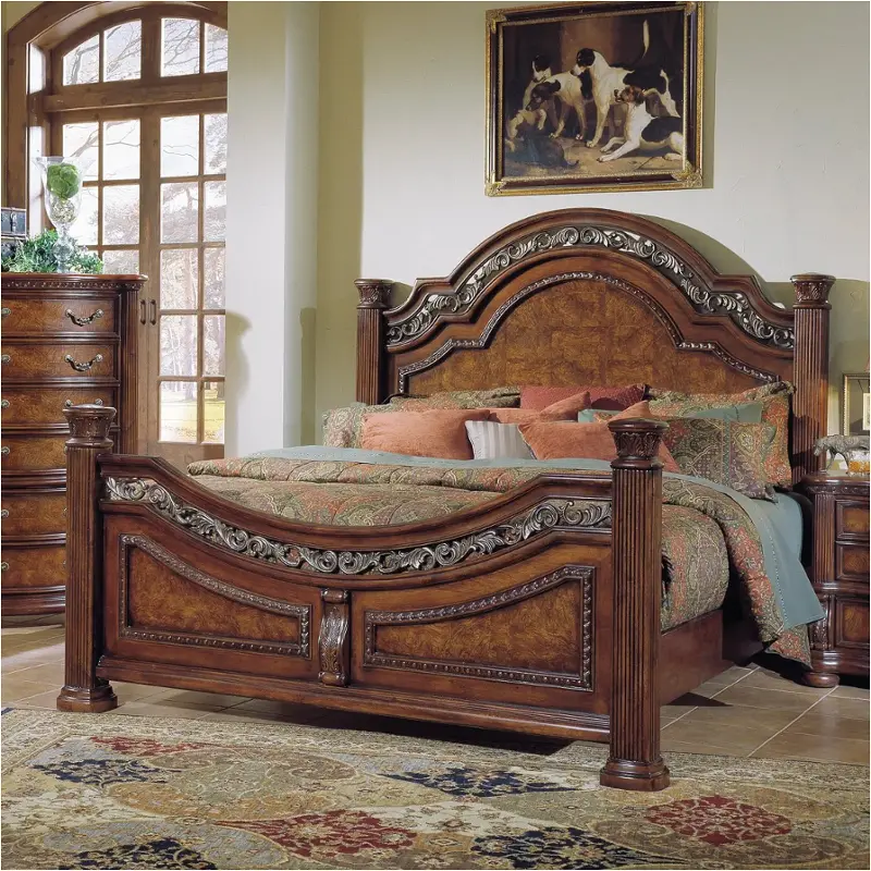 3530-250 Samuel Lawrence Furniture San Marino Queen Panel Bed