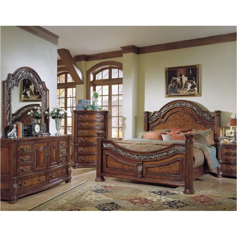 3530-270 Samuel Lawrence Furniture San Marino Bedroom Furniture Bed