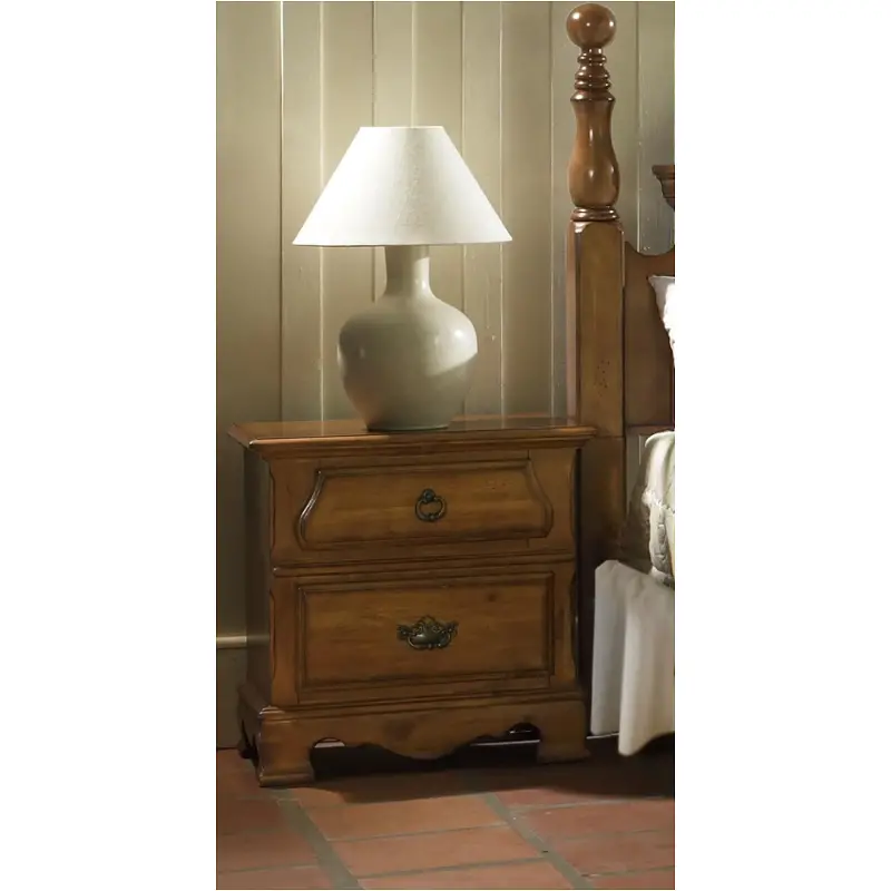 8056-050 Samuel Lawrence Furniture Pine Ridge - Light Colonial Pine Bedroom Furniture Nightstand