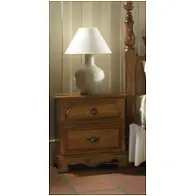 8056-050 Samuel Lawrence Furniture Pine Ridge - Light Colonial Pine Bedroom Furniture Nightstand