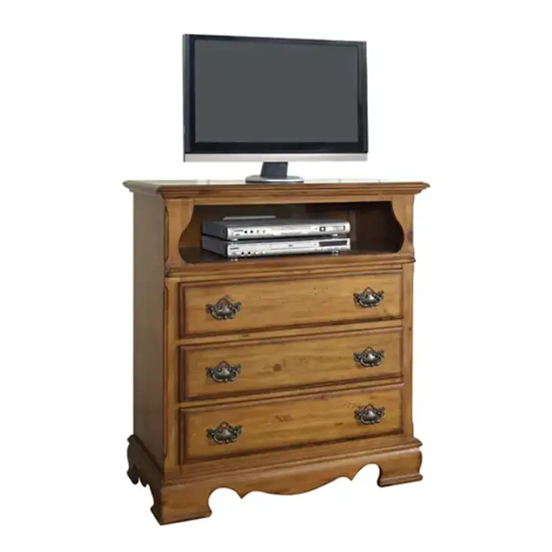 8056-160 Samuel Lawrence Furniture Pine Ridge - Light Colonial Pine Bedroom Furniture Chest