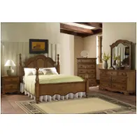 8056-250-fl Samuel Lawrence Furniture Pine Ridge - Light Colonial Pine Bedroom Furniture Bed