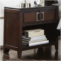 8672-055 Samuel Lawrence Furniture Brighton - Merlot Bedroom Furniture Nightstand