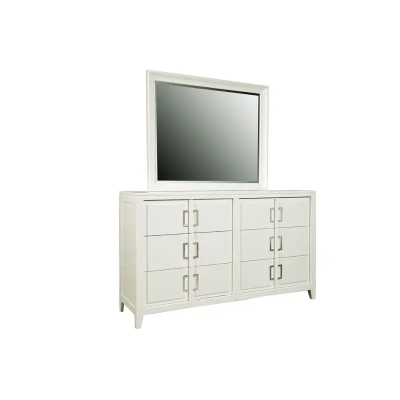 8673-010 Samuel Lawrence Furniture Brighton - White Bedroom Furniture Dresser