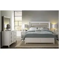 8673-250 Samuel Lawrence Furniture Brighton - White Bedroom Furniture Bed