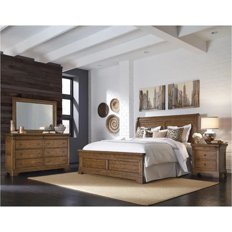 8854-252 Samuel Lawrence Furniture American Attitude Bedroom Furniture Bed