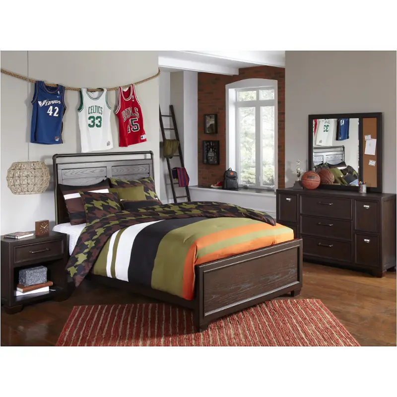 8872-538 Samuel Lawrence Furniture Clubhouse Bedroom Furniture Bed