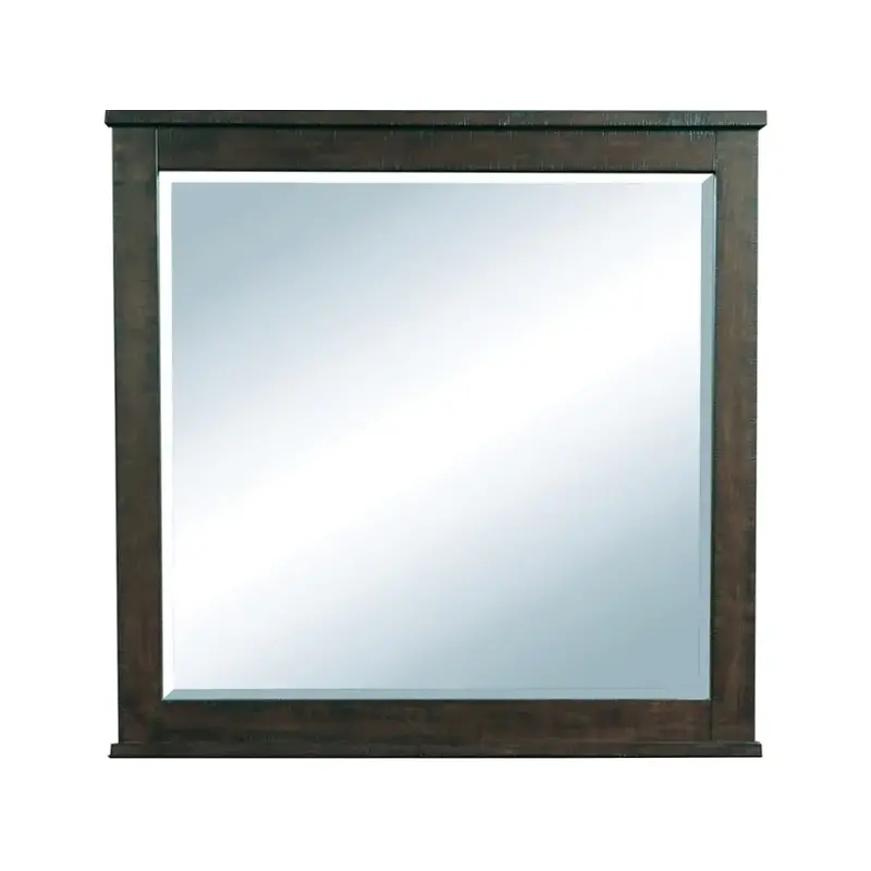210-s076-030 Samuel Lawrence Furniture Ruff Hewn - Brown Bedroom Furniture Mirror