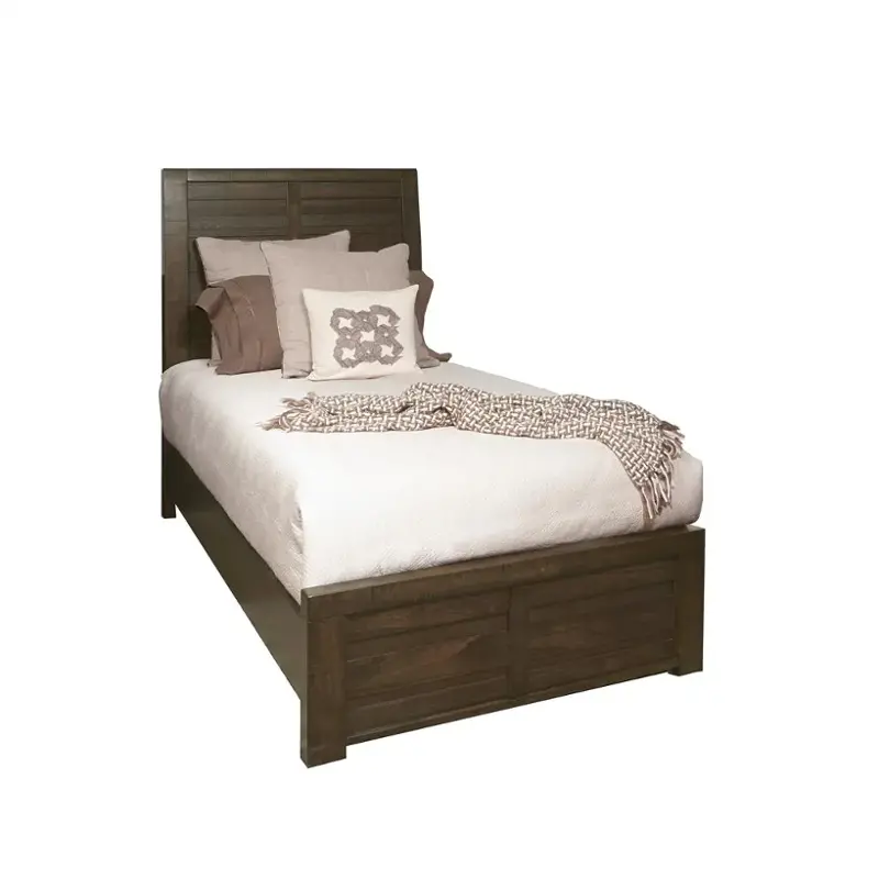210-s076-404h Samuel Lawrence Furniture Ruff Hewn - Brown Bedroom Furniture Bed