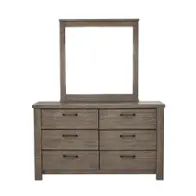 S079-010 Samuel Lawrence Furniture Ruff Hewn - Gray Bedroom Furniture Dresser