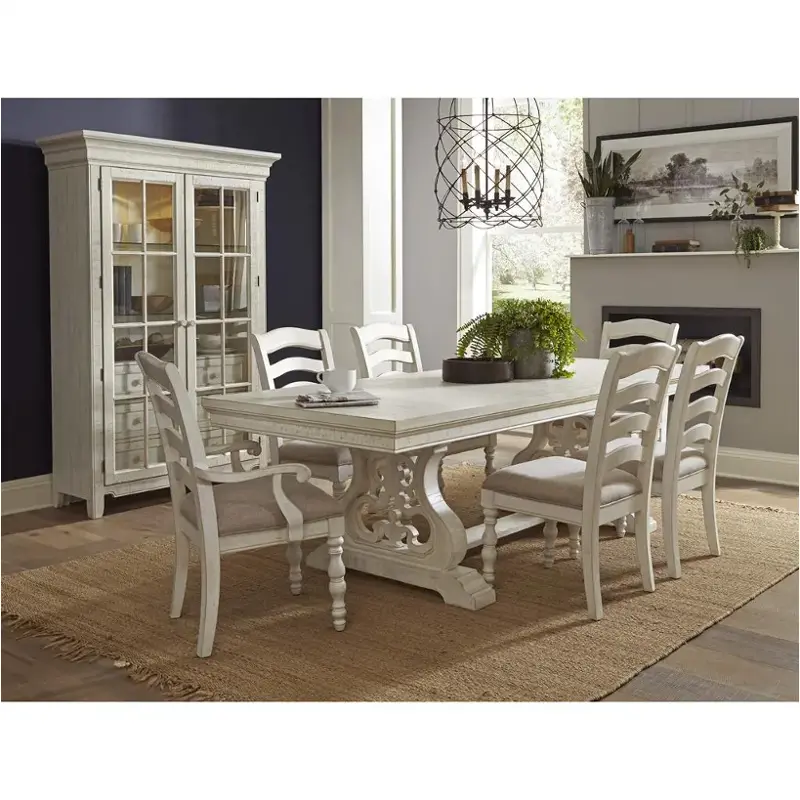 S418132a Samuel Lawrence Furniture Hampton Trestle Table