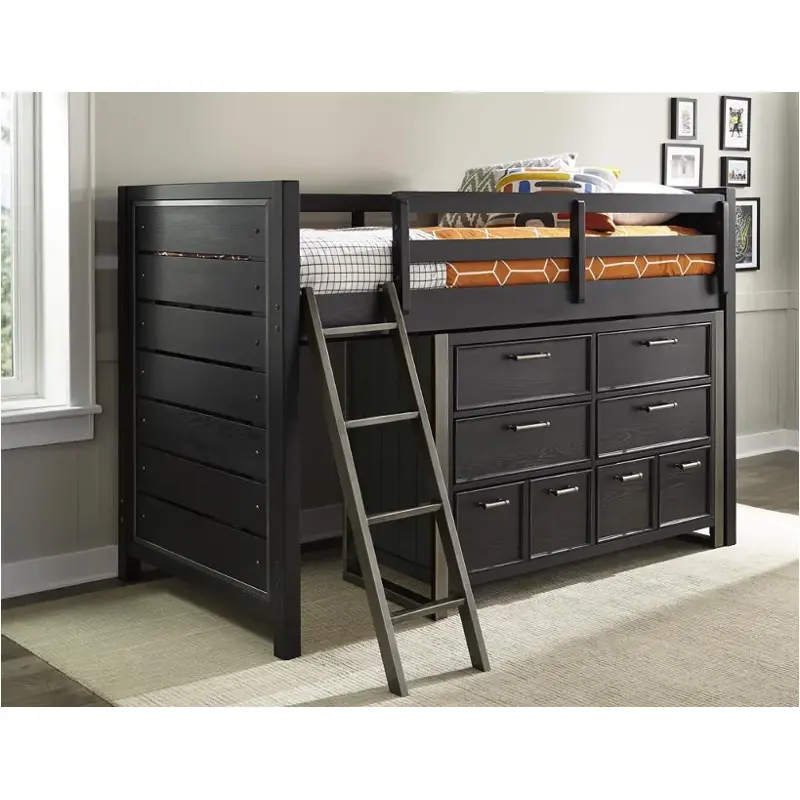 8942-736 Samuel Lawrence Furniture Graphite Bedroom Furniture Bed