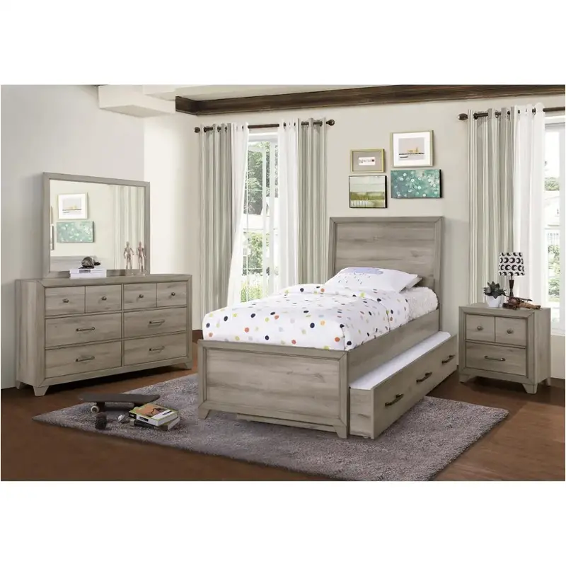 S496-530 Samuel Lawrence Furniture River Creek Bedroom Furniture Bed