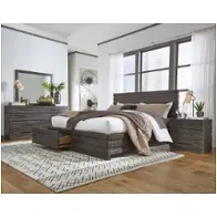 S451-278 Samuel Lawrence Furniture Stackhaus Dark Bedroom Furniture Bed