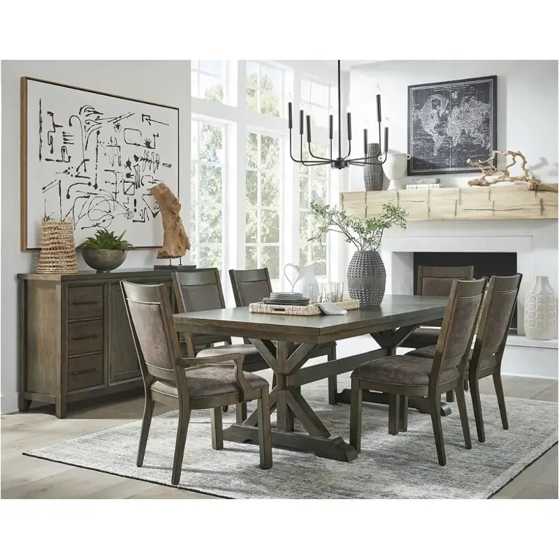 S762dj131 Samuel Lawrence Furniture Denman Denman Trestle Table