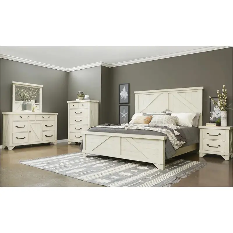 S806-272 Samuel Lawrence Furniture Maggie Valley Bedroom Furniture Bed