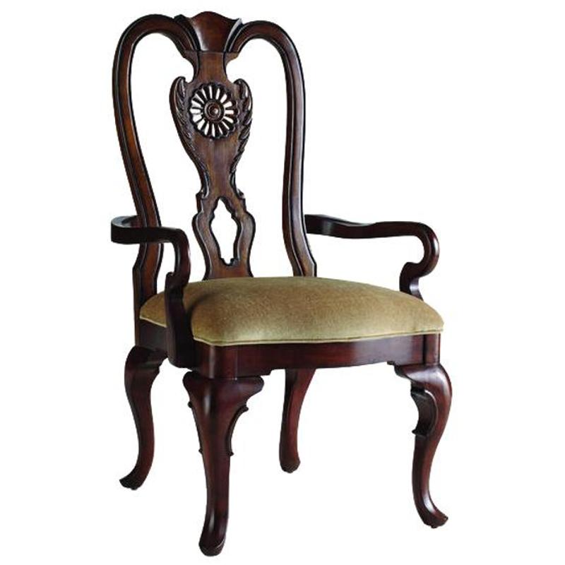3052157 Schnadig Furniture New London Wood Back Arm Chair