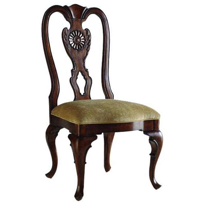 3052162 Schnadig Furniture New London Wood Back Side Chair