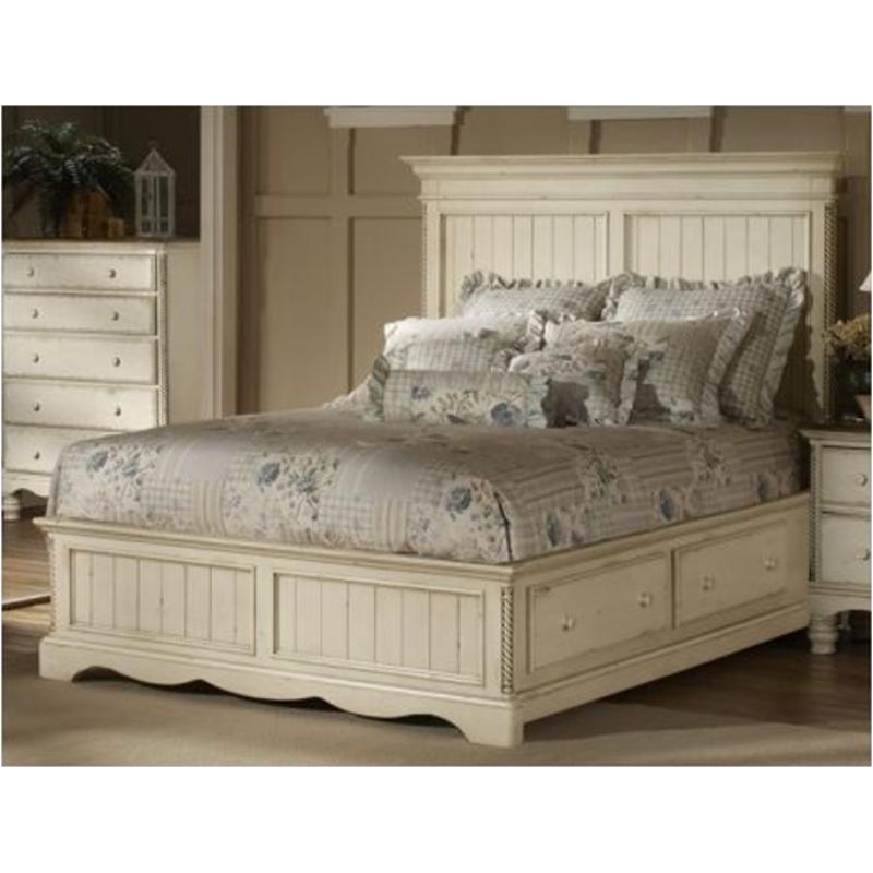 1172573st Hillsdale Furniture Wilshire Antique White Bed