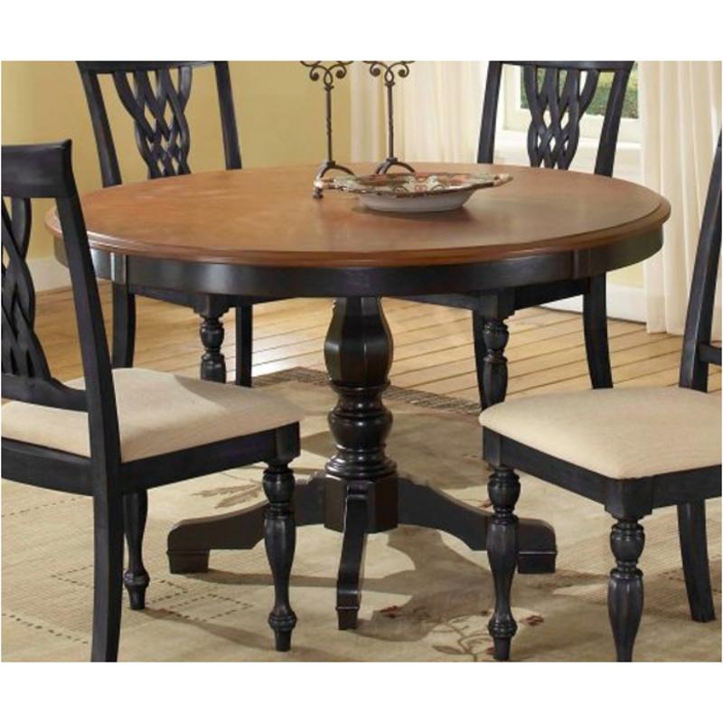 4808812 Hillsdale Furniture Embassy Round Pedestal Dining Table