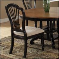 4509-802 Hillsdale Furniture Wilshire - Rubbed Black Dining Room Furniture Dinette Chair