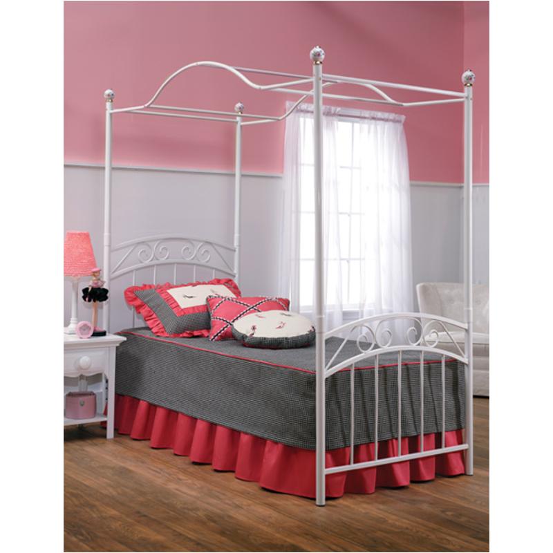 1862 Cn Hilale Furniture Emily Twin, Extra Long Twin Canopy Bed