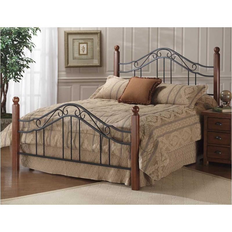 1010 670 Hilale Furniture Madison Bed, Wrought Iron King Bedroom Set