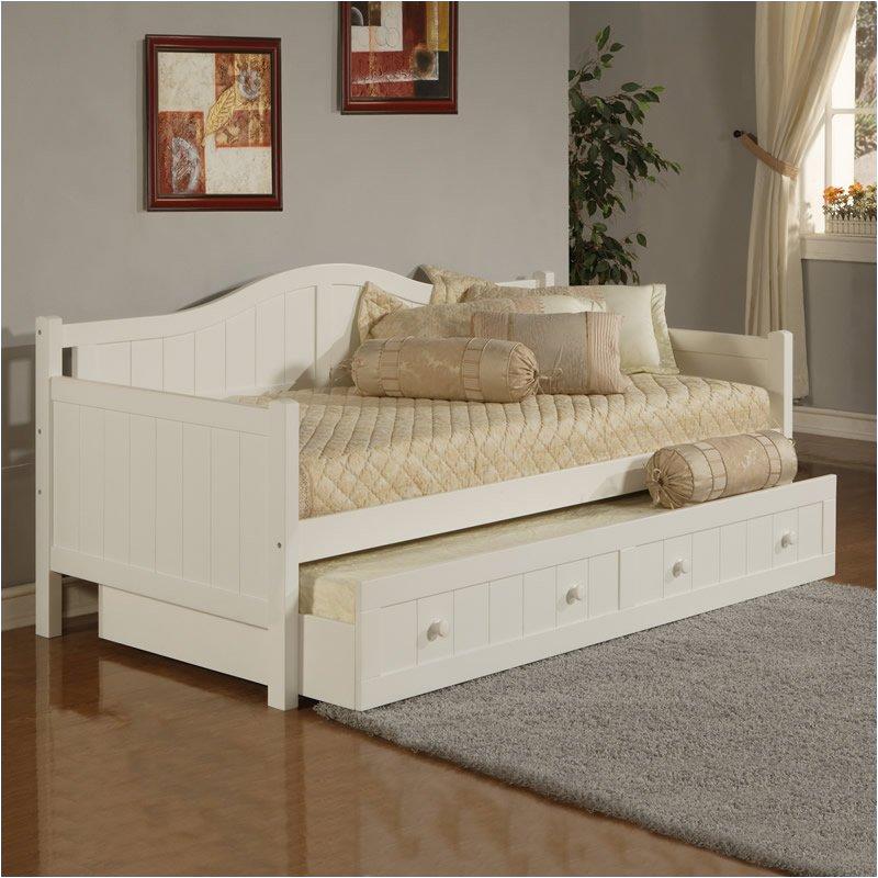 1525-030 Hillsdale Furniture Daybed - Trundle Drawer - White