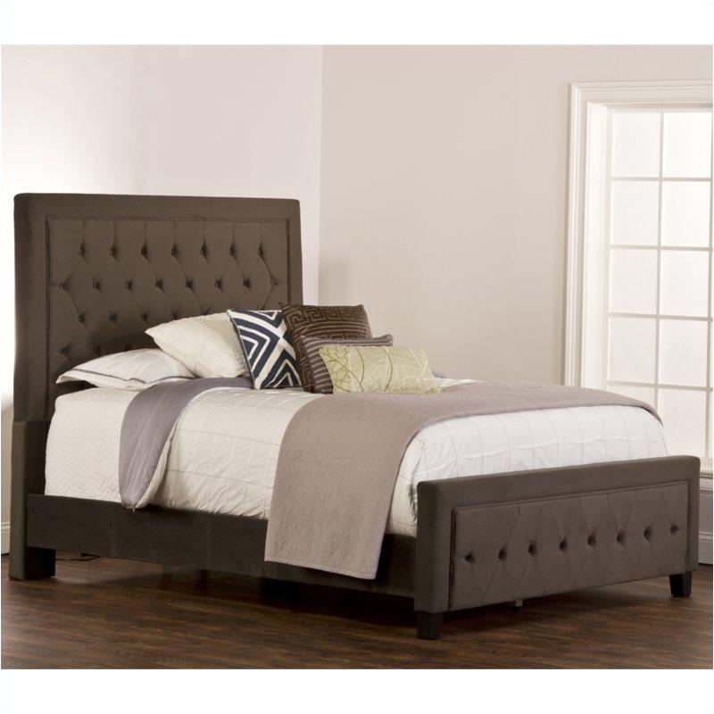 King Fabric Bed Set Pewter, Fabric Bed Set King