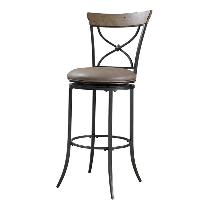 4670830 Hillsdale Furniture Charleston Swivel Xback Bar Stool